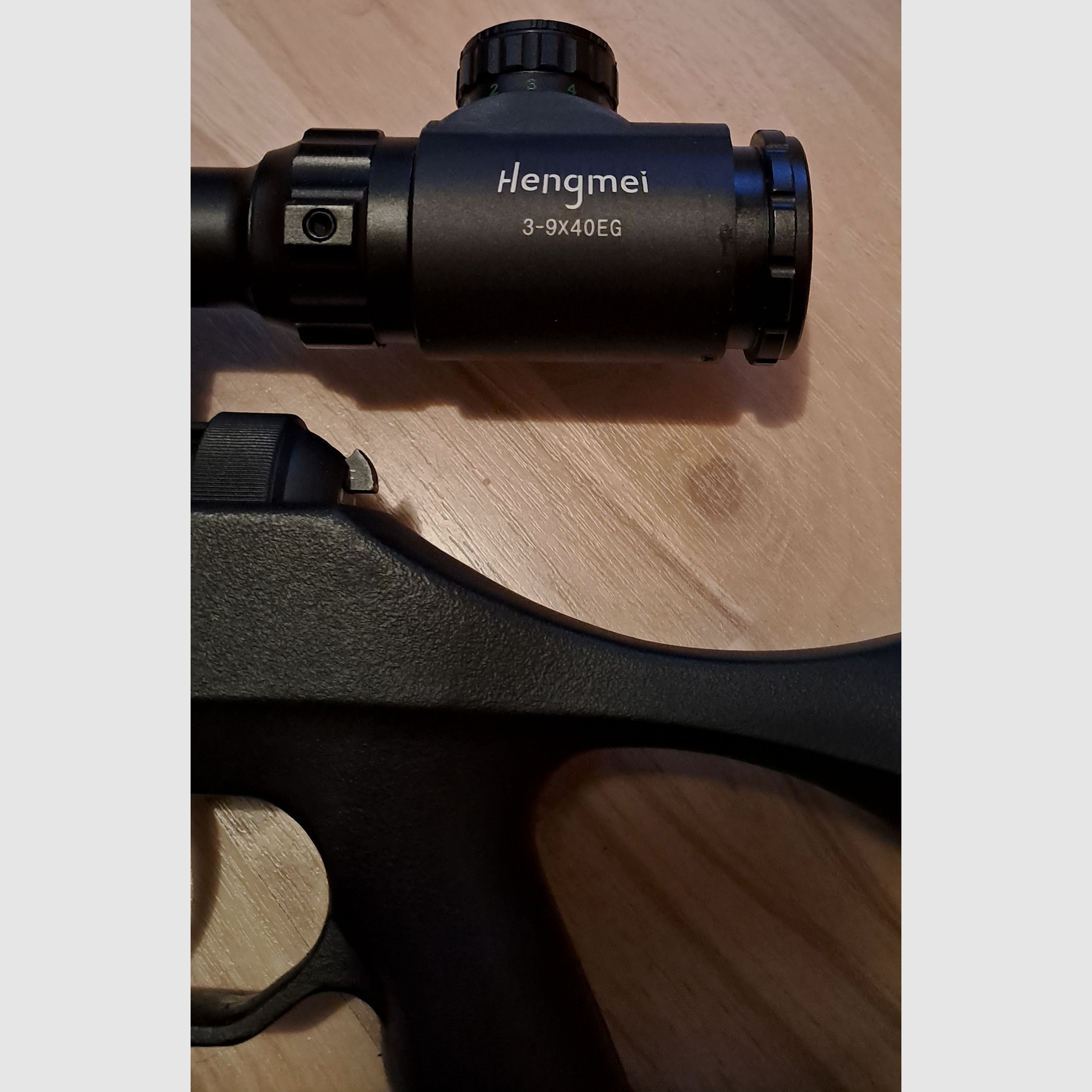 DIANA eleven with scope and very good bag.