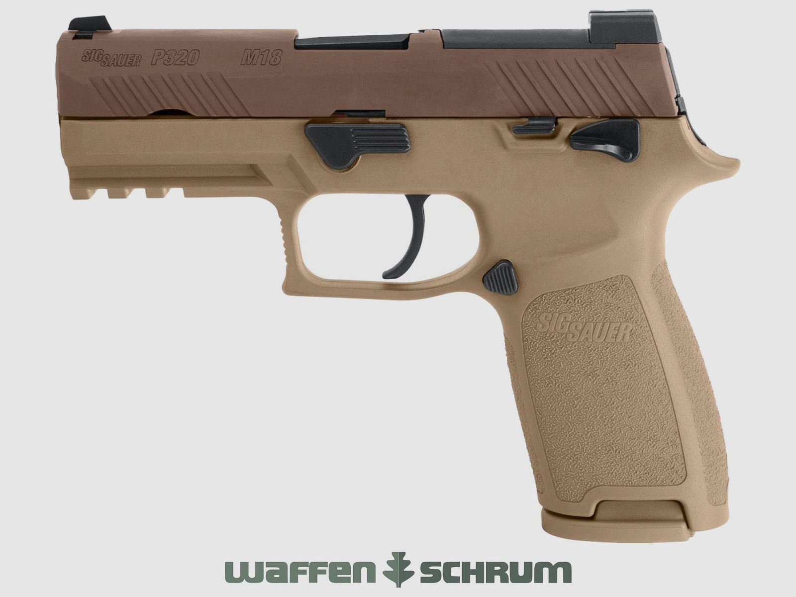 SIG-Sauer P320 M18 Coyote PVD-Beschichtung