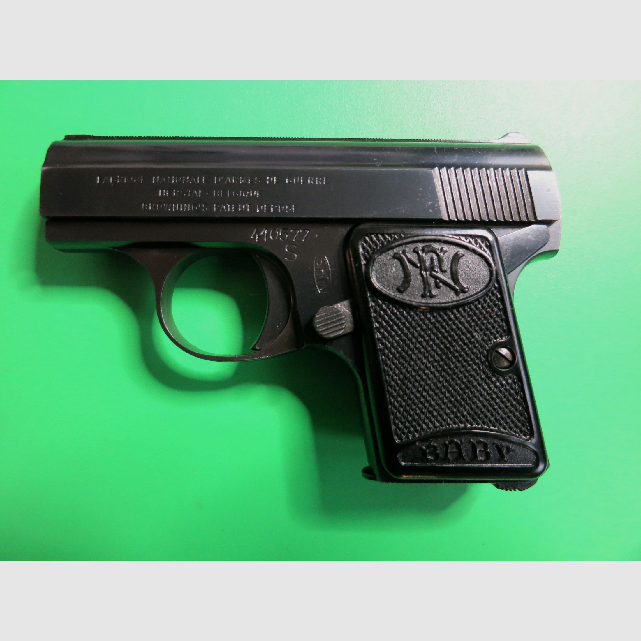 FN Herstal Browning Taschenpistole FN Baby Browning (Vest Pocket), Kal. 6,35 mm, FN 1906, VP .25     #74