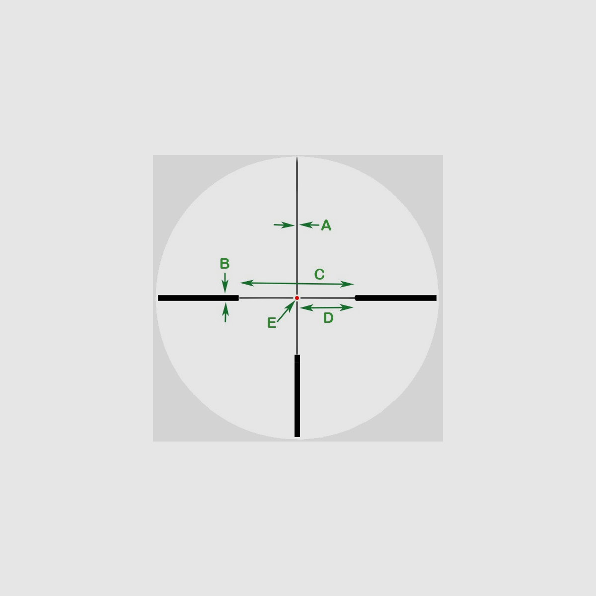 BAUER telescopio 2,5-10x50 WA L7