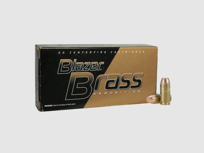 CCI Blazer .40 S&W 165GR FMJ 50 cartridges