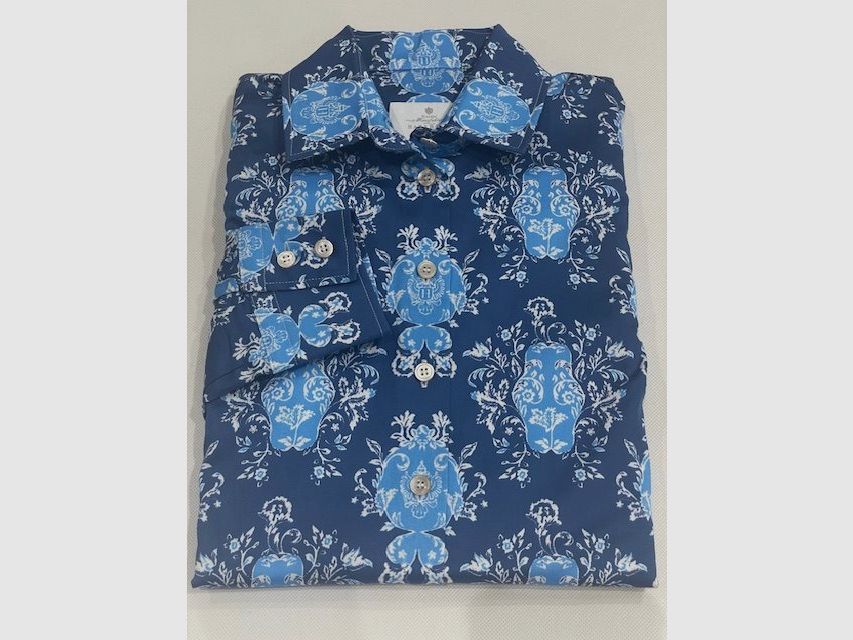 Habsburg Blusa Classica in Blu
