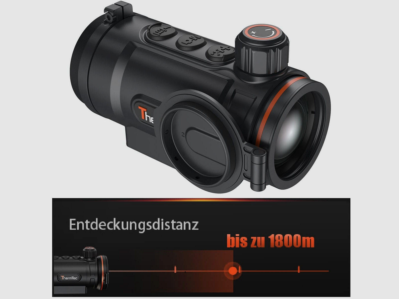 Thermtec Hunt 335 Wärmebildvorsatzgerät 384 x 288 Pixel ≤ 20 mK NETD