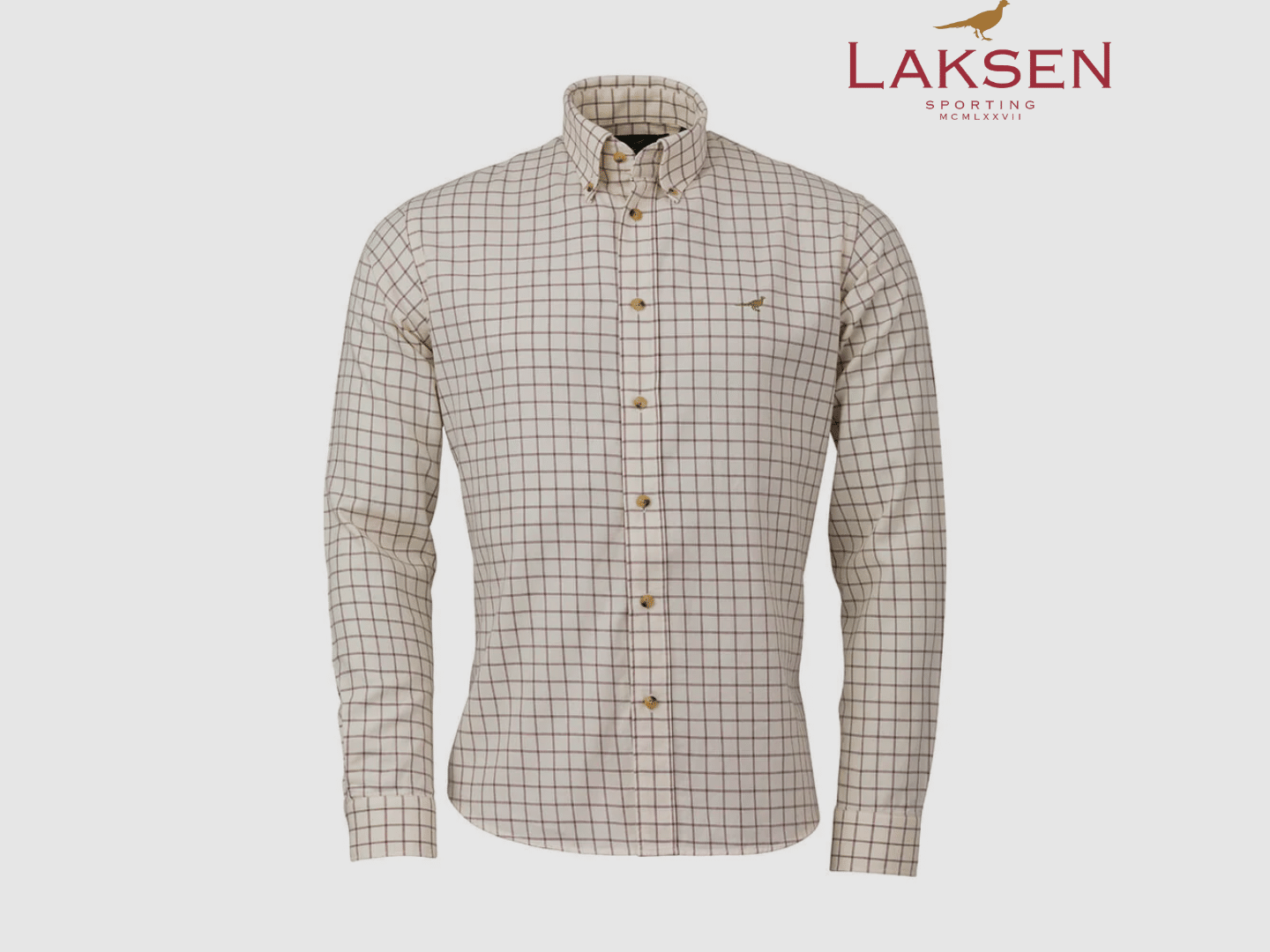 Chemise manches longues Bart en coton et laine laksen
