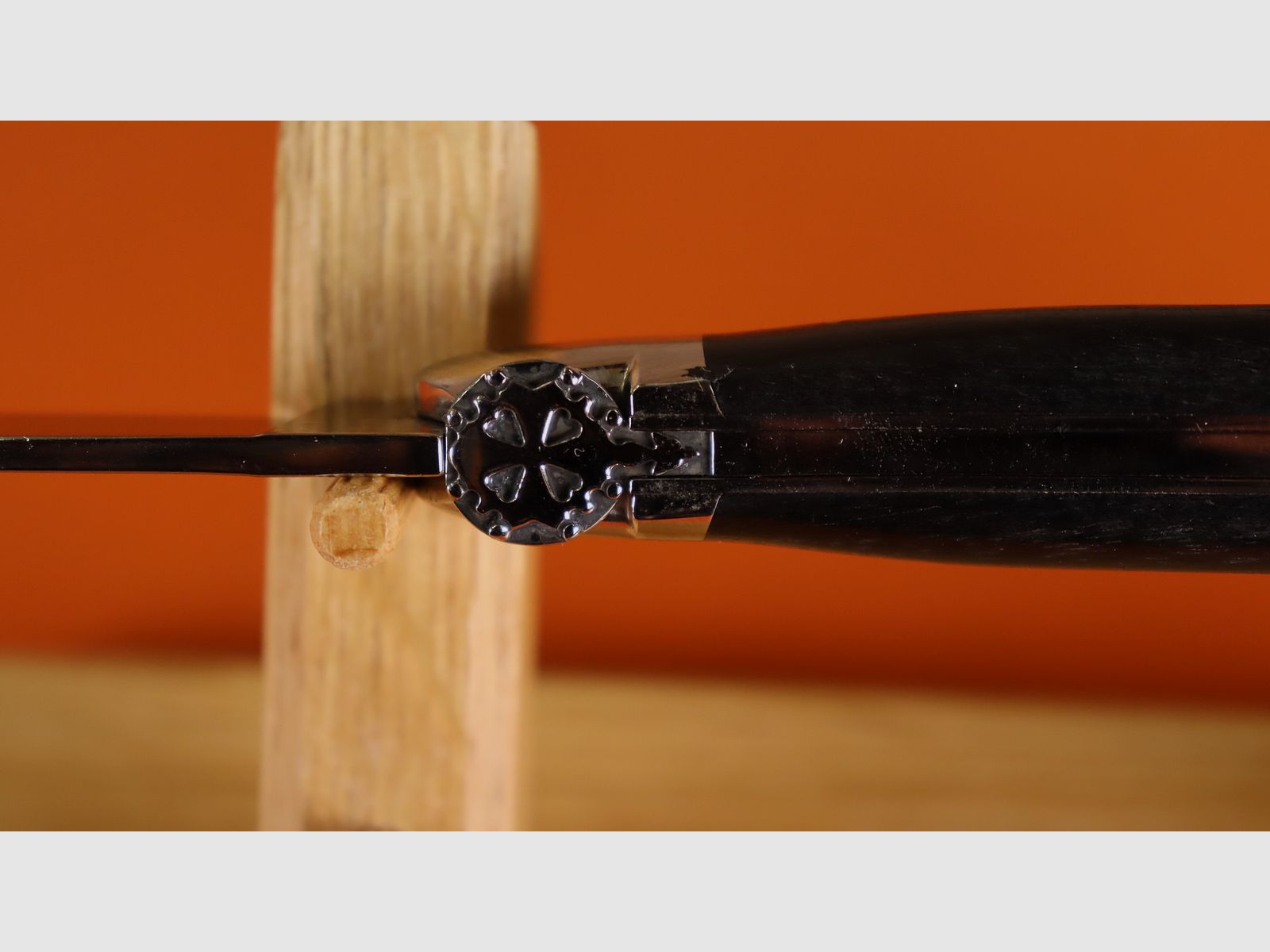 Protestant Huguenot Cross Ebony 12cm, image 5 of 6