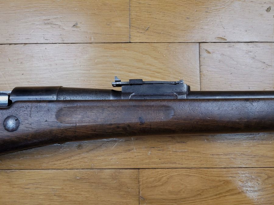 Buon fucile Berthier – Modello 07/15 – non modificato 1916 – Arma a 3 colpi del 1917 – Fabbriche Delaunay Belleville – cal. 8×51 Lebel – Ottima canna – Cinghia – 1 clip -TBE, immagine 19 di 27