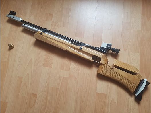 Fusil de match à air comprimé FWB P70, avec cale et diaphragme pour le tir sur appui !