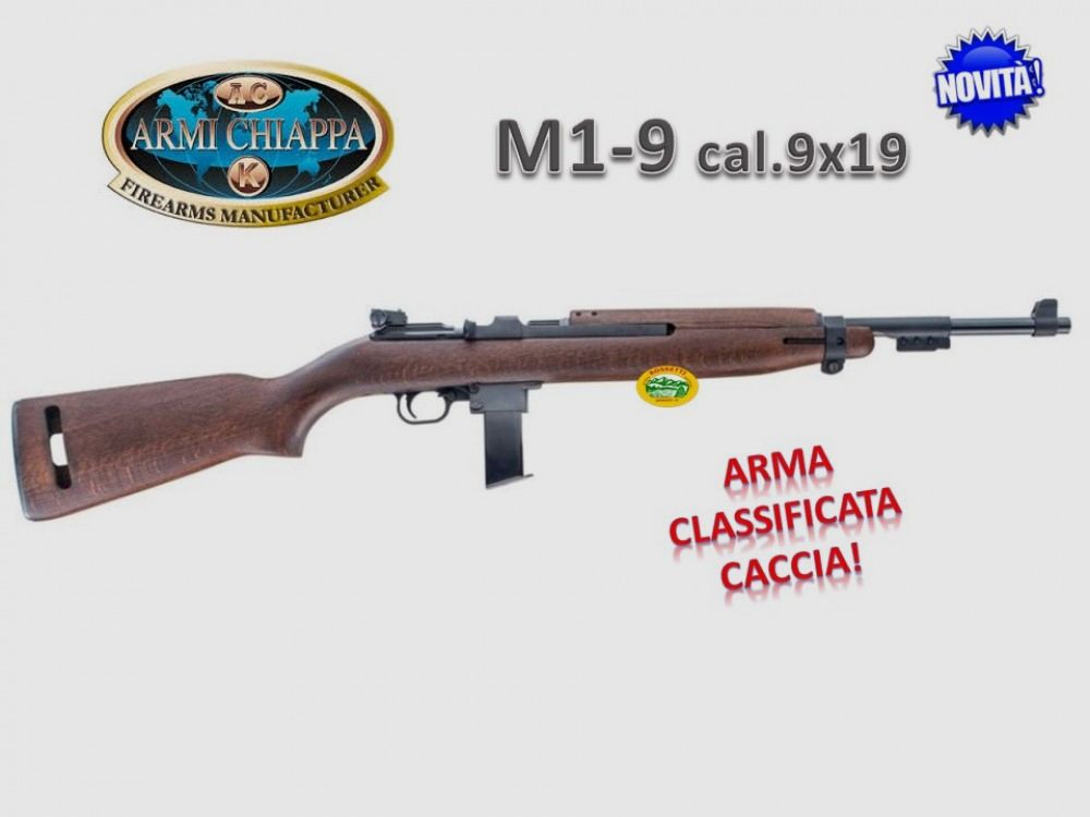 CHIAPPA M1-9 Schaft Holz Kal.9x19 Jagdwaffe