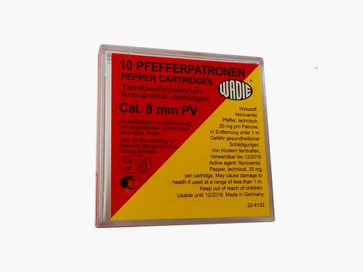 Pfefferpatronen Wadie 8x20 Wadie