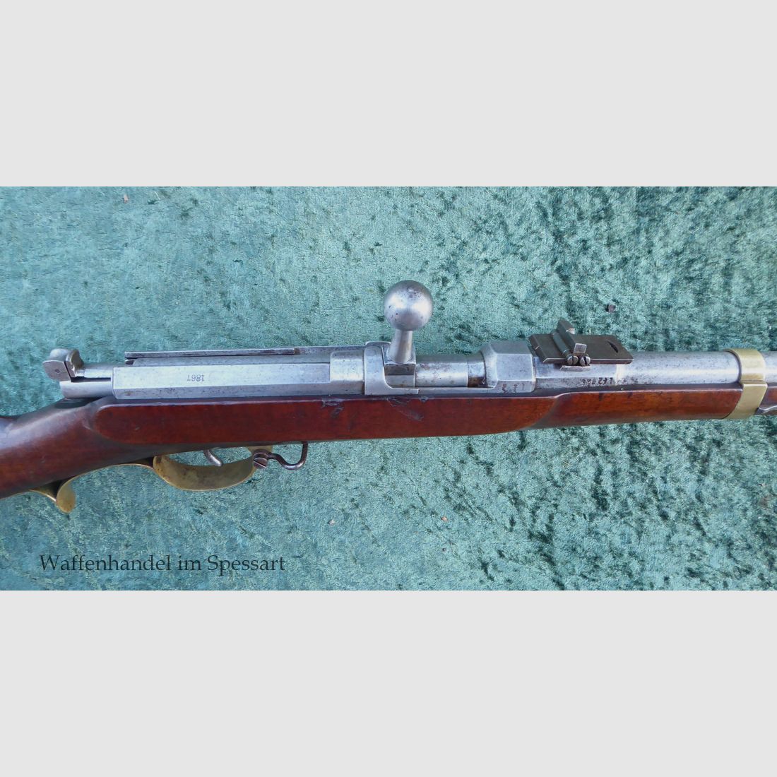 aguja de encendido fusil de infantería Mod.1862, Spandau de 1867.