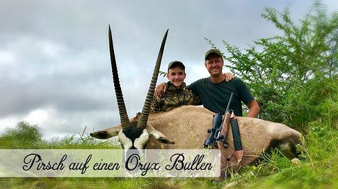 Huntingmovie - Pirsch auf einen Oryx Bullen / Hunting a Oryx / Jagd auf Oryx