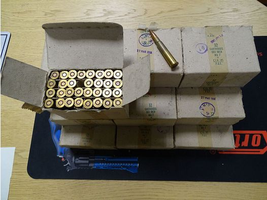 608 strzałów Enfield .303 British MK 7 32 opakowanie strzałów 19x TOP STAN .303 British Enfield