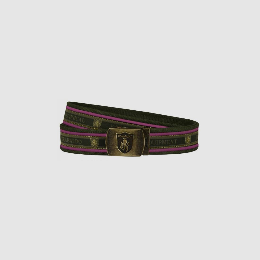 Trabaldo Riem roze en groen art. C20/40 FUCSIA RIEM WTE, afbeelding 2 van 2