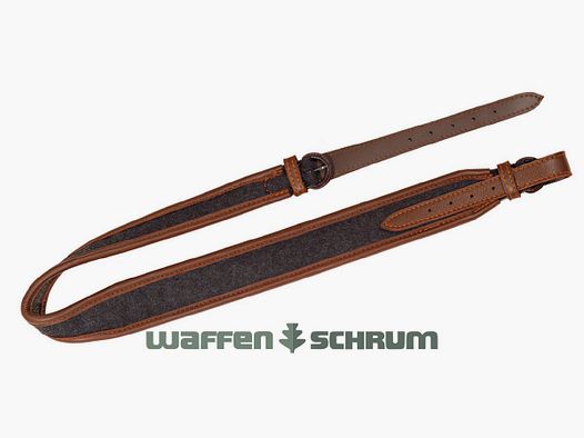 AKAH rifle sling elk leather cork backing