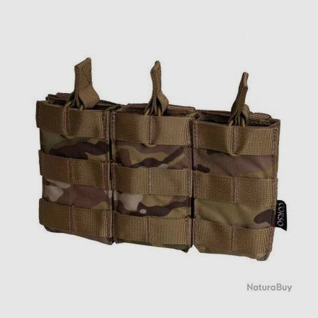 Einzelner M4 Magazinhalter Corso Tactical - MOLLE-System - Multicam - Schneller und sicherer Zugang, Bild 3 von 5