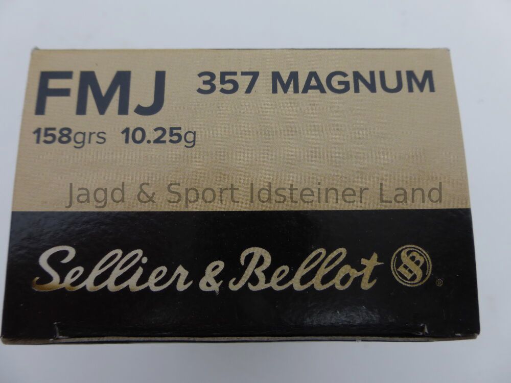 Sellier & Bellot, Cal. .357Mag FMJ, 158grs