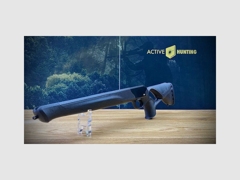 Blaser R8 Ultimate calciatura / Nero-Marrone / Contorno 17mm / Sistema di ammortizzazione del rinculo