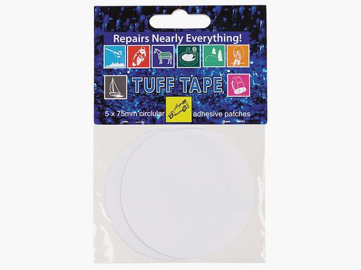 Stormsure Flicken klarsicht, rund, Durchm. 7,5 cm, 5er Pack