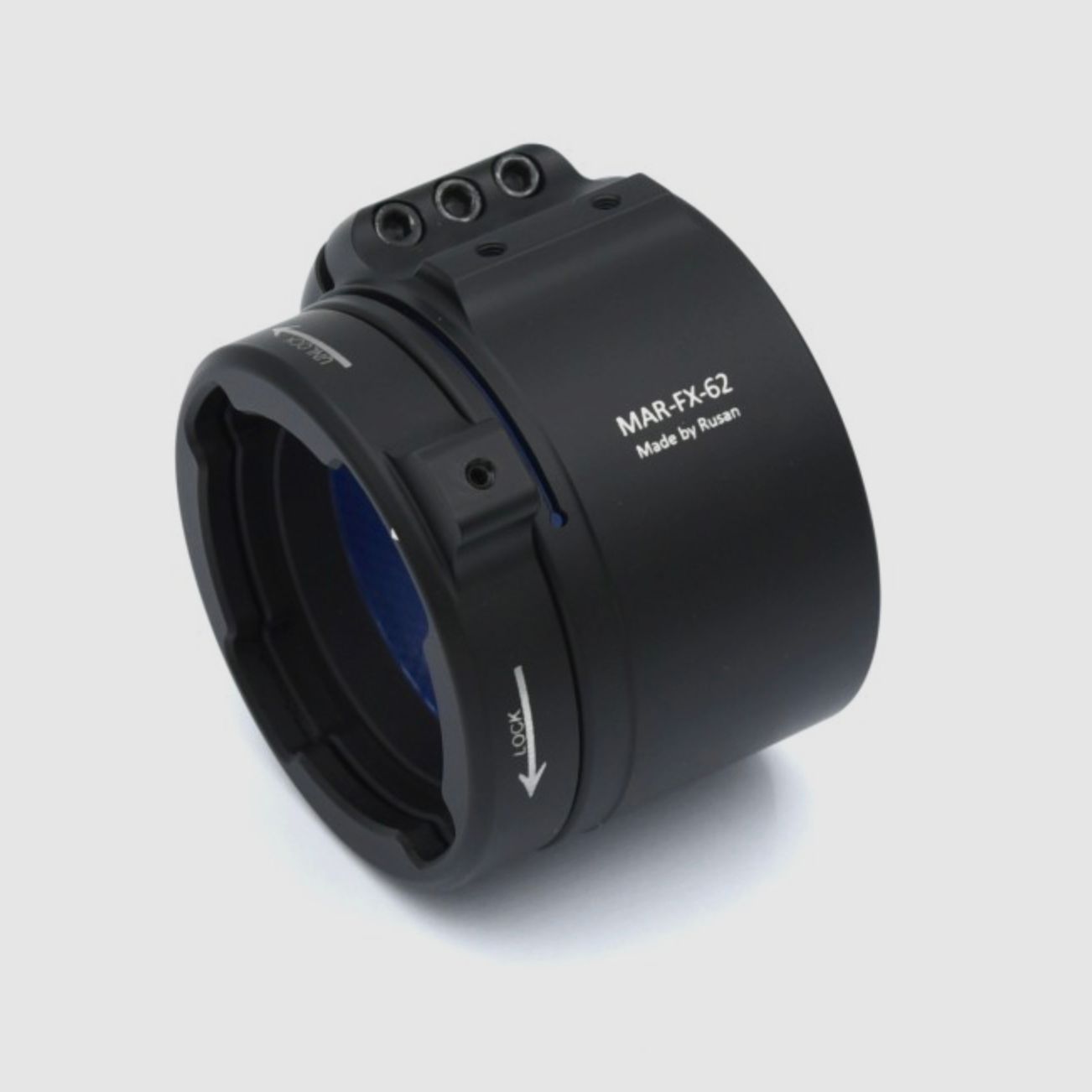 Adaptador modular Rusan MAR-FX-56 de 56 mm con atornillado triple