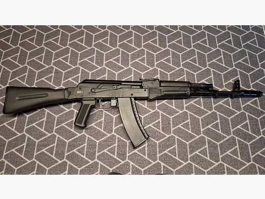 Original AK74M CO2 4.5mm Yunker full steel Kalashnikov - NEW!