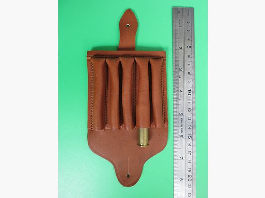 Patronenhalter, Knopflochband, Jagdausrüstung für 8x57 Büchsenpatronen und Ähnliche