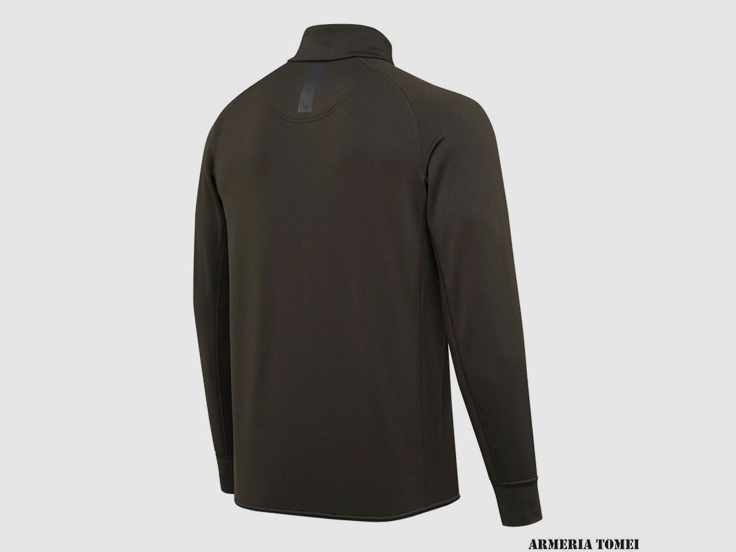 PILE – BERETTA – STRETCH TECH HALF ZIP FLEECE Green Moss, image 2 of 5