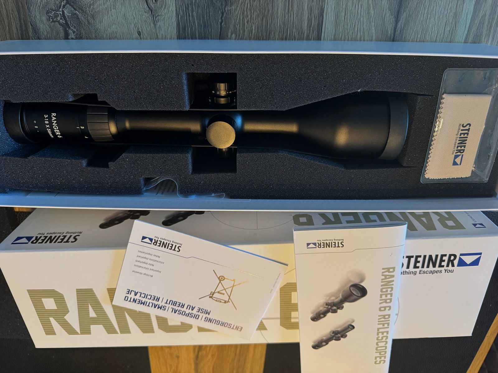 Steiner Ranger 6 3-18x56 Nie Montiert, wie neu!