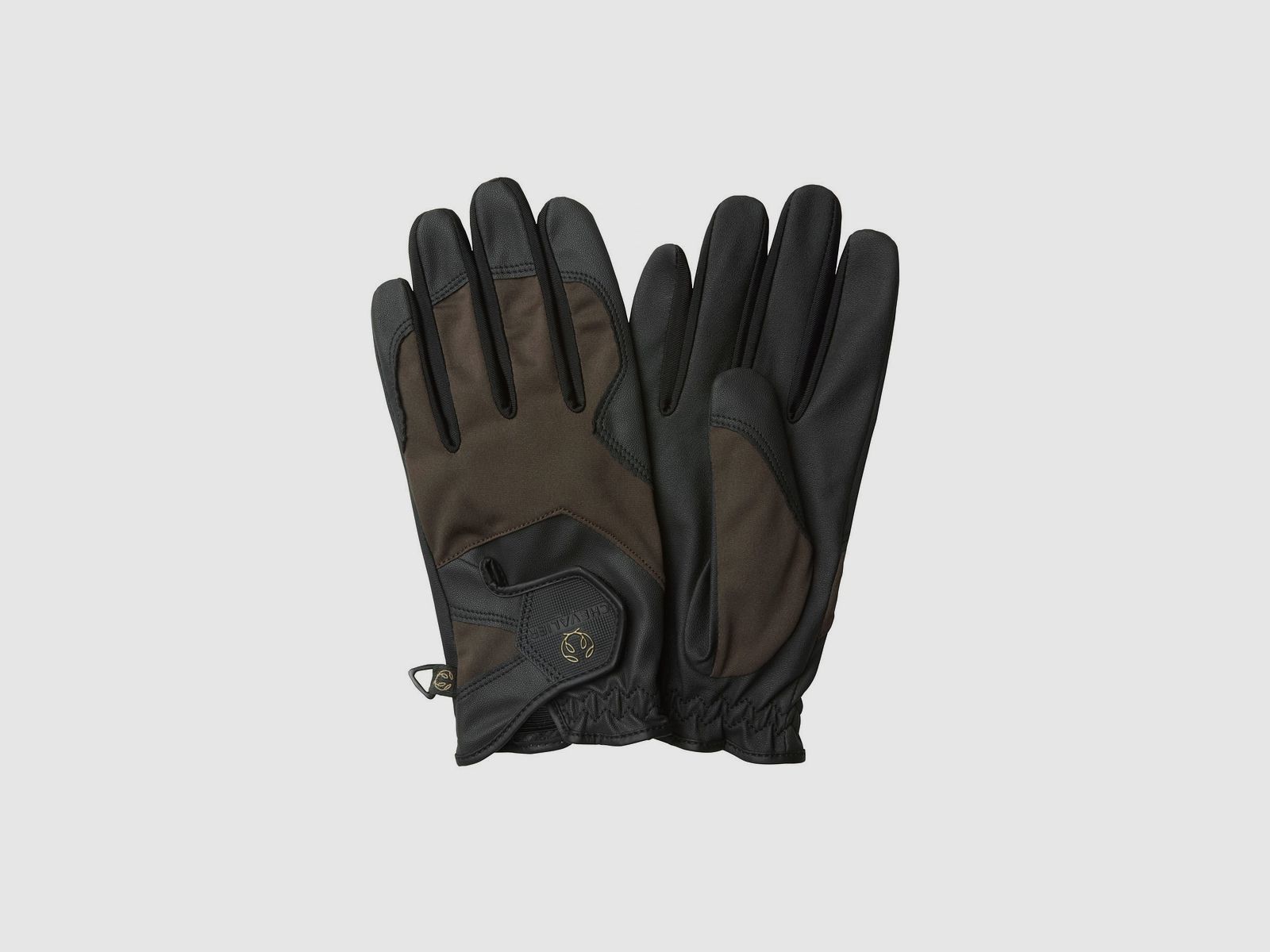 Gants de tir légers Chevalier en cuir marron 12