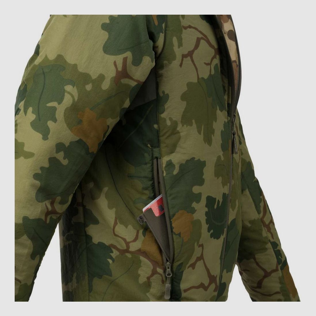 HELIKON TEX REVERSIBLE WOLFHOUND HOODIE Climashield® Apex™ PENCOTT SNOWDRIFT / PENCOTT WILDWOOD