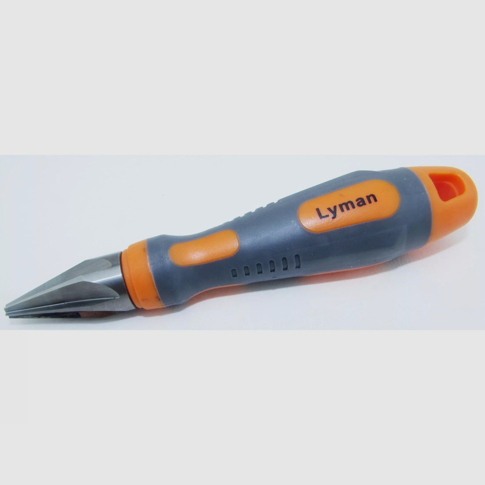 Lyman VLD Case Prep Tool / Hülsenmundentgrater aus Hartmetall mit Handgriff