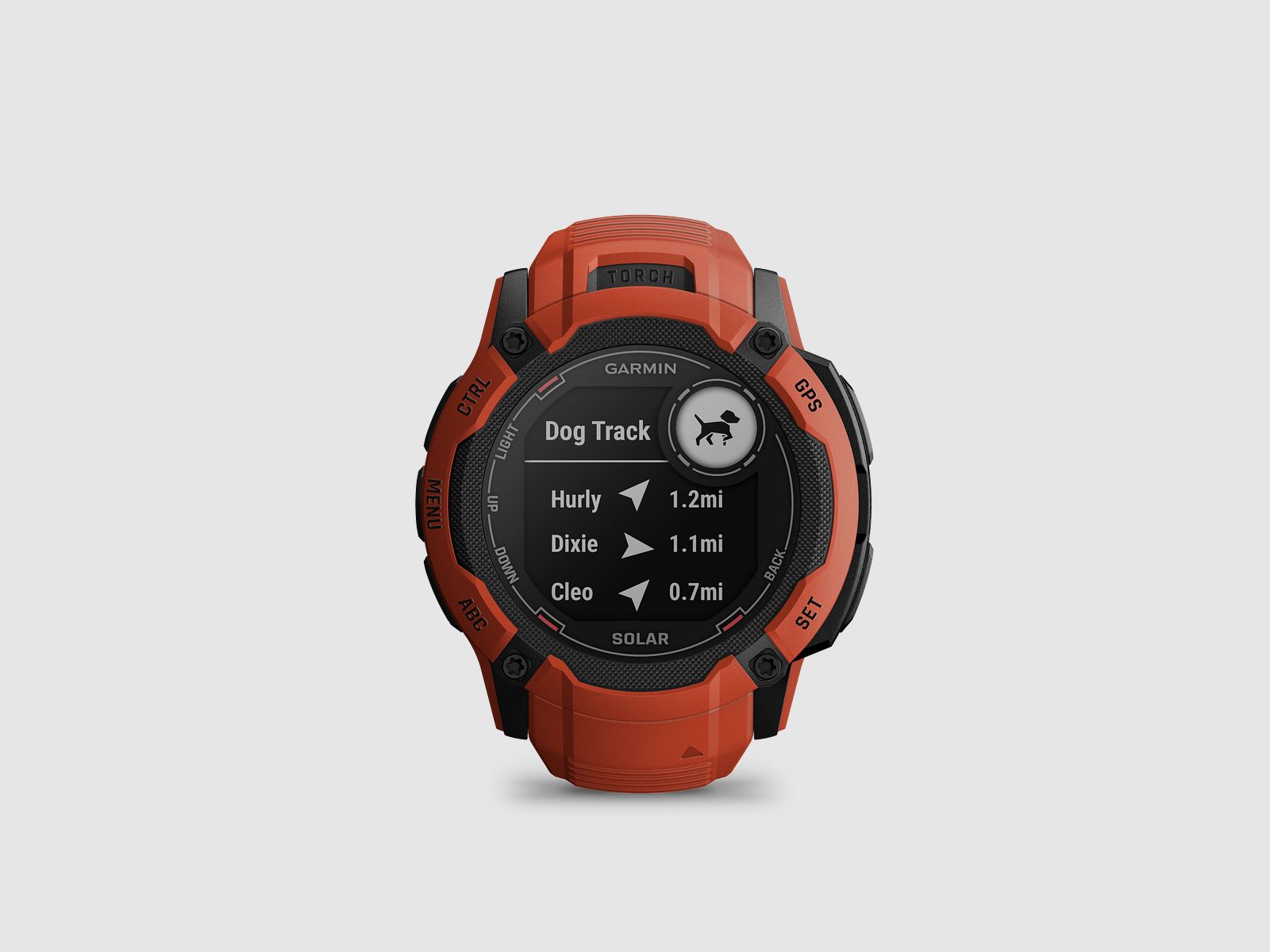 Garmin Instinct® 2X Solar, Rot