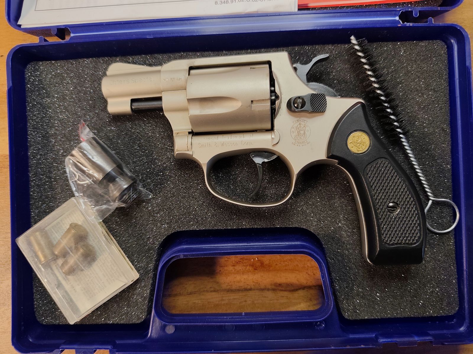 Smith & Wesson Chiefs Special blank firing revolver cal. 9mm R.K.