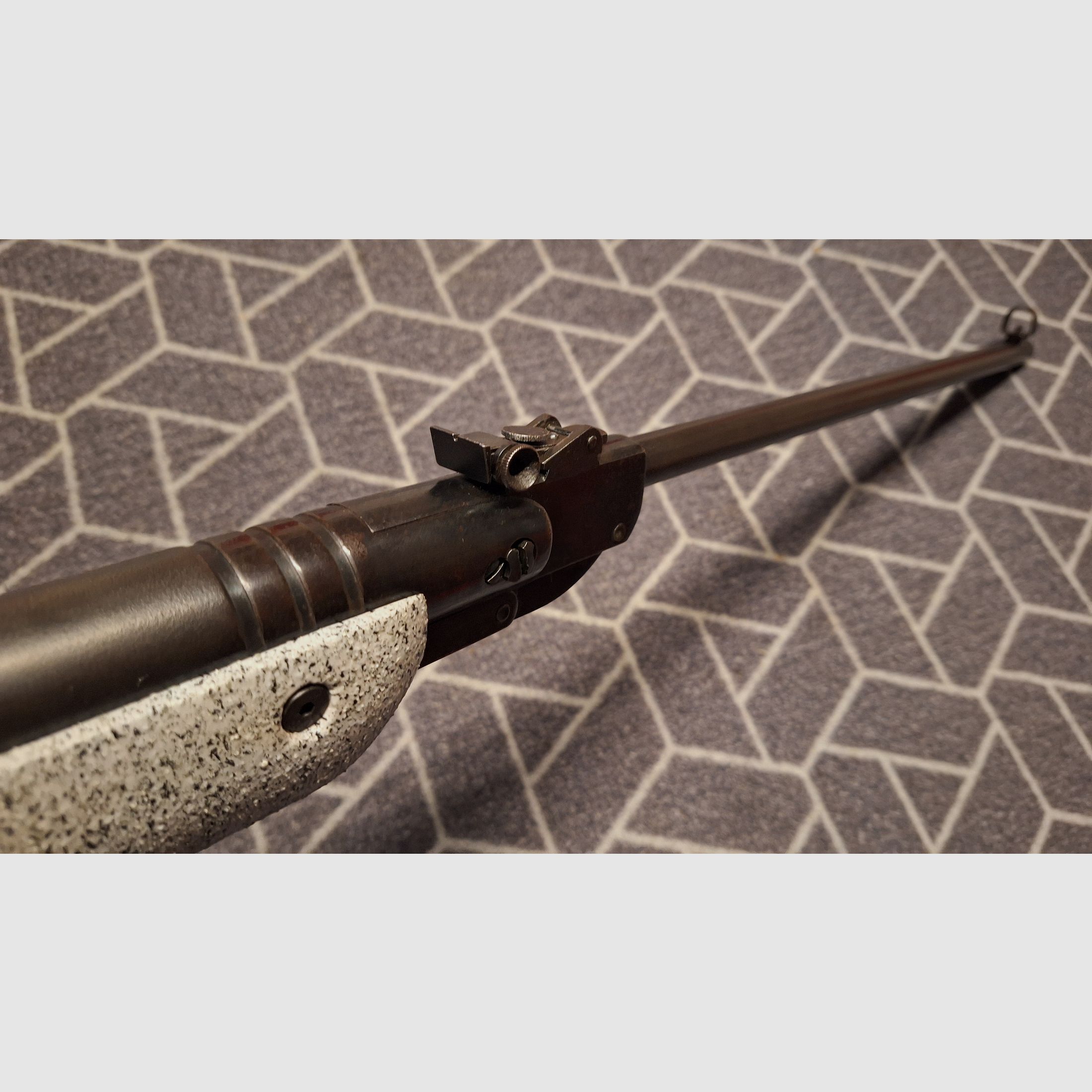 Haenel III-60 "Q1" carabina de aire DDR con scope. ¡pieza única para coleccionistas!