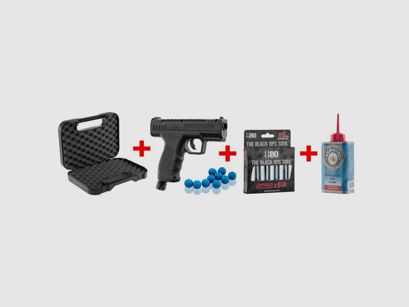 Pack Beeman BP50 + CO² + Kugeln + Tasche + Öl