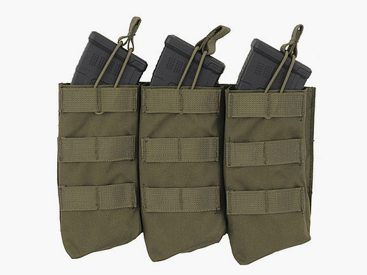 Open Top Triple 7.62x39 AK Mag Pouch - OLIVE [8FIELDS]