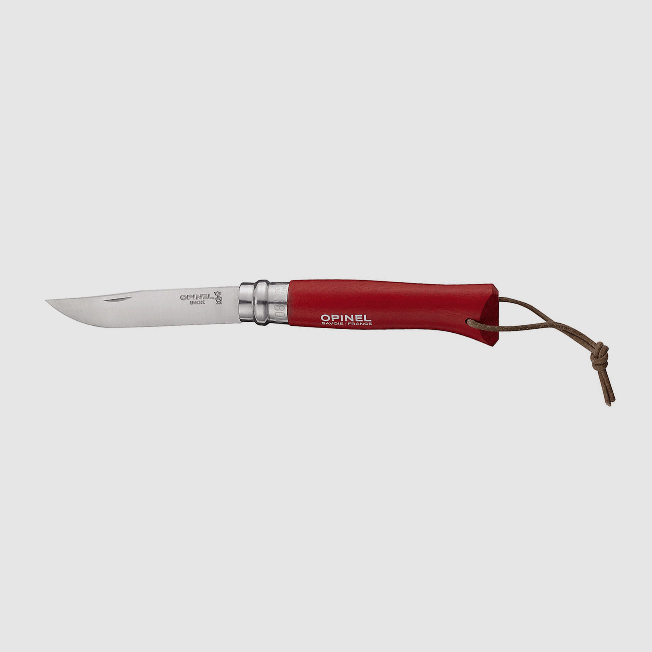 Messer – OPINEL – N°08 INOX BAROUDEUR „ROT“