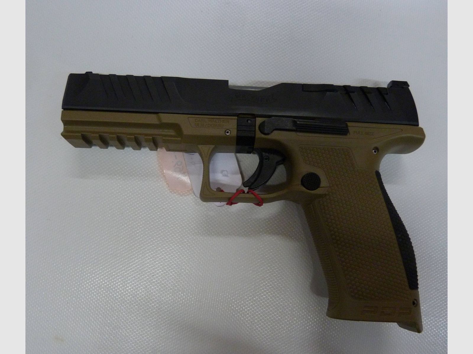 Pistole Walther PDP 5″ FS Polymer FDE Kaliber 9mm Luger