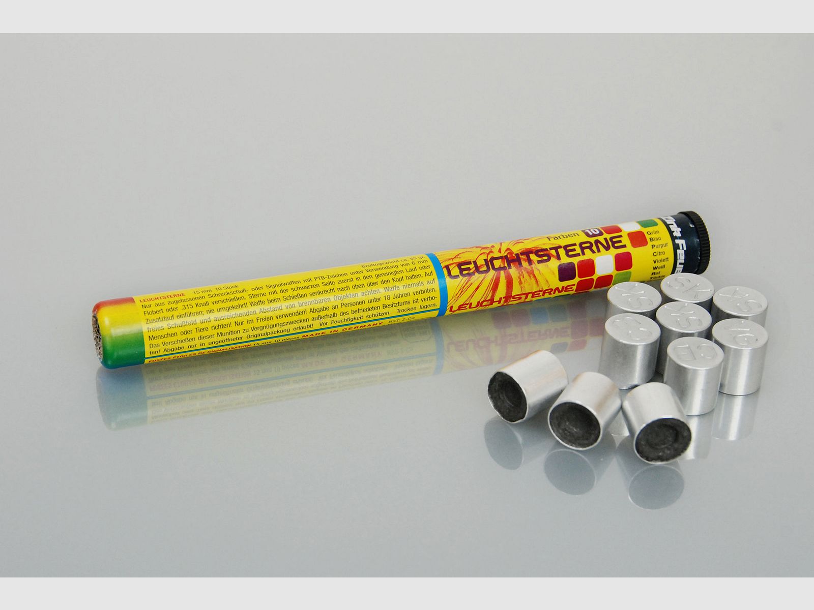 Colored signal stars sorted 10 pcs., image 2 of 2