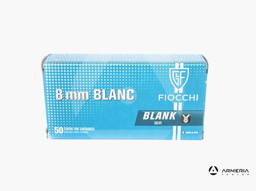 Cartucce a salve Fiocchi calibro 8mm Blanc Blank – 50 pezzi