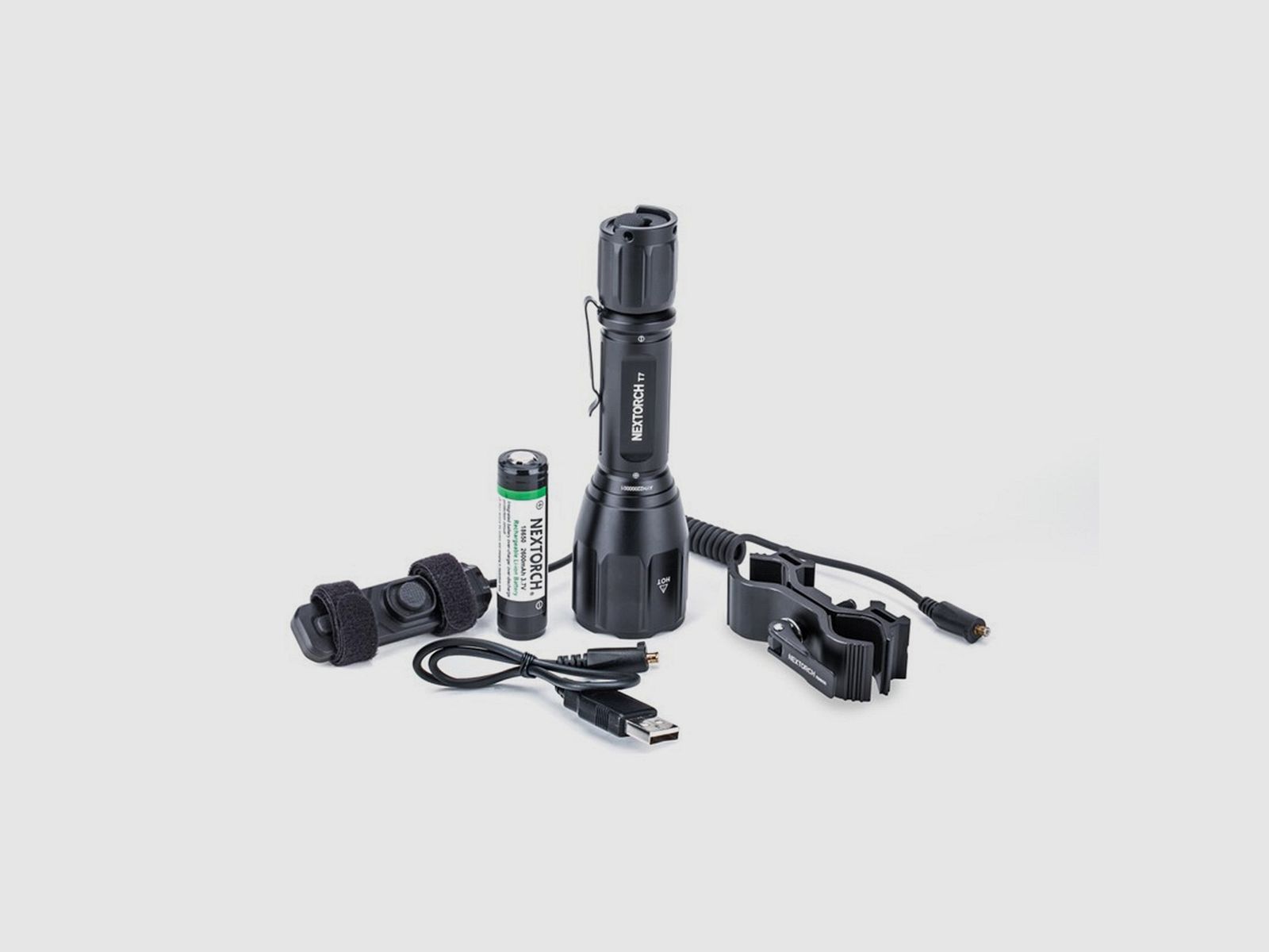 Jagdtaschenlampe T7 V2.0 Set Jagdlampe