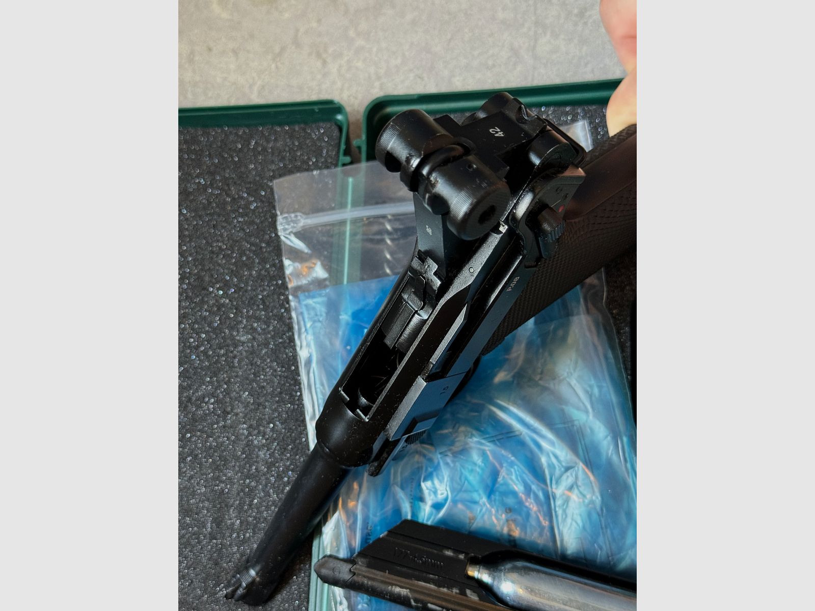 Legend Luger P08 4,5mm CO2 Pistolet