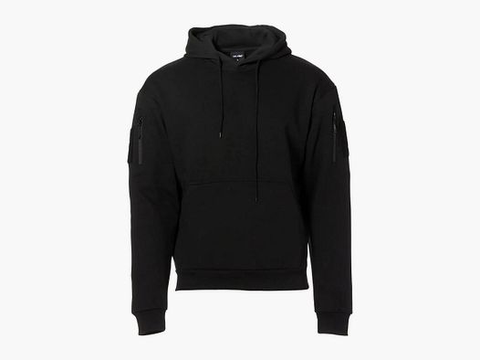 Mil-Tec Tactical Hoodie - Nero / S Uomini