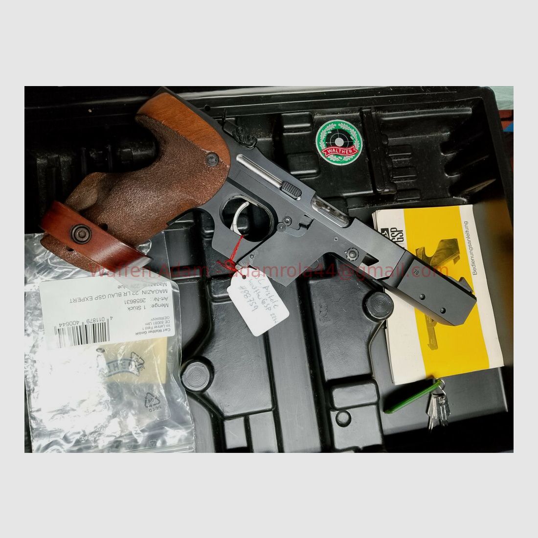 Walther GSP Sportpistole im original Walther Koffer