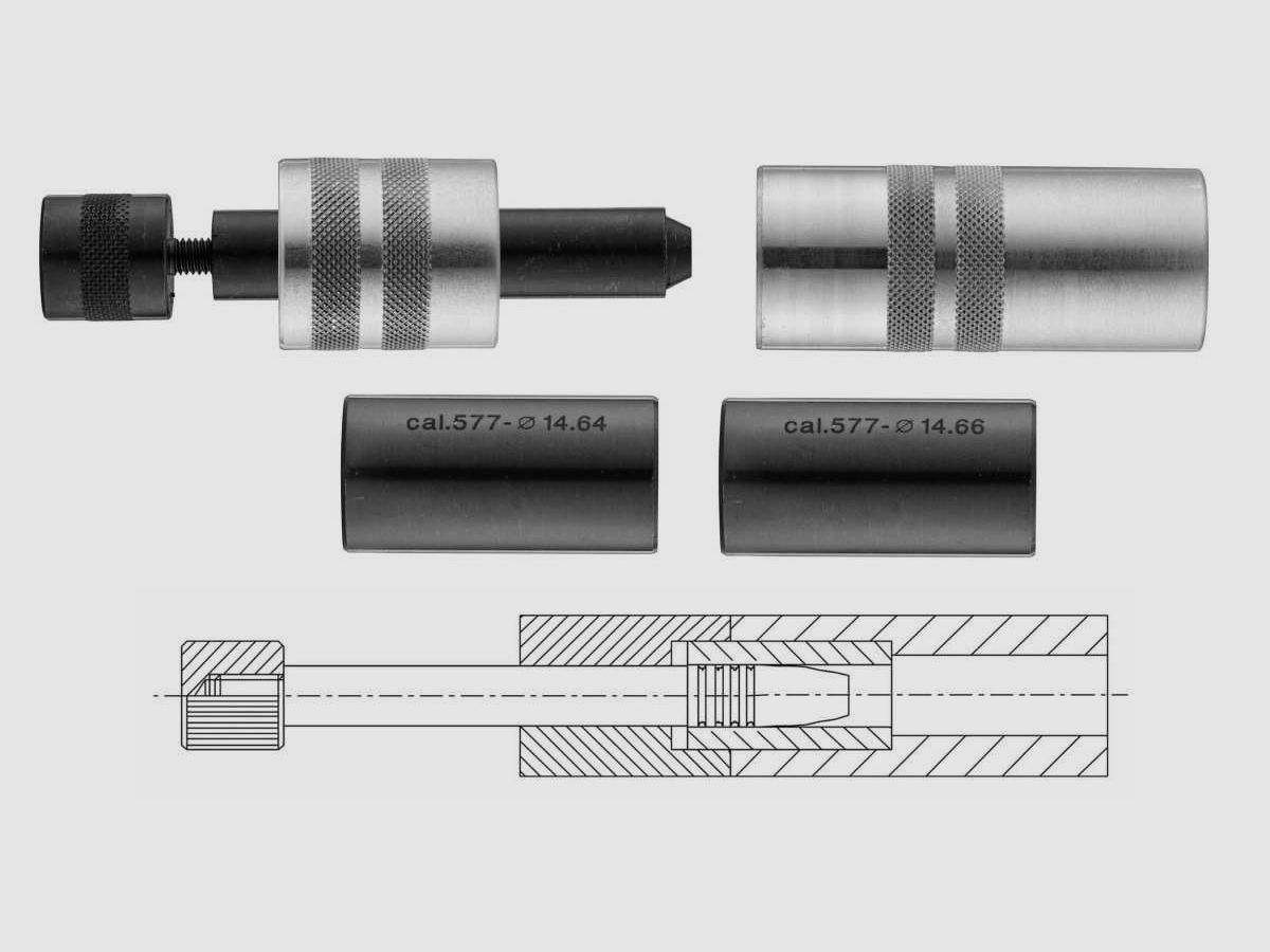 Long sizer for minié bullets - Cal. 547, image 4 of 4