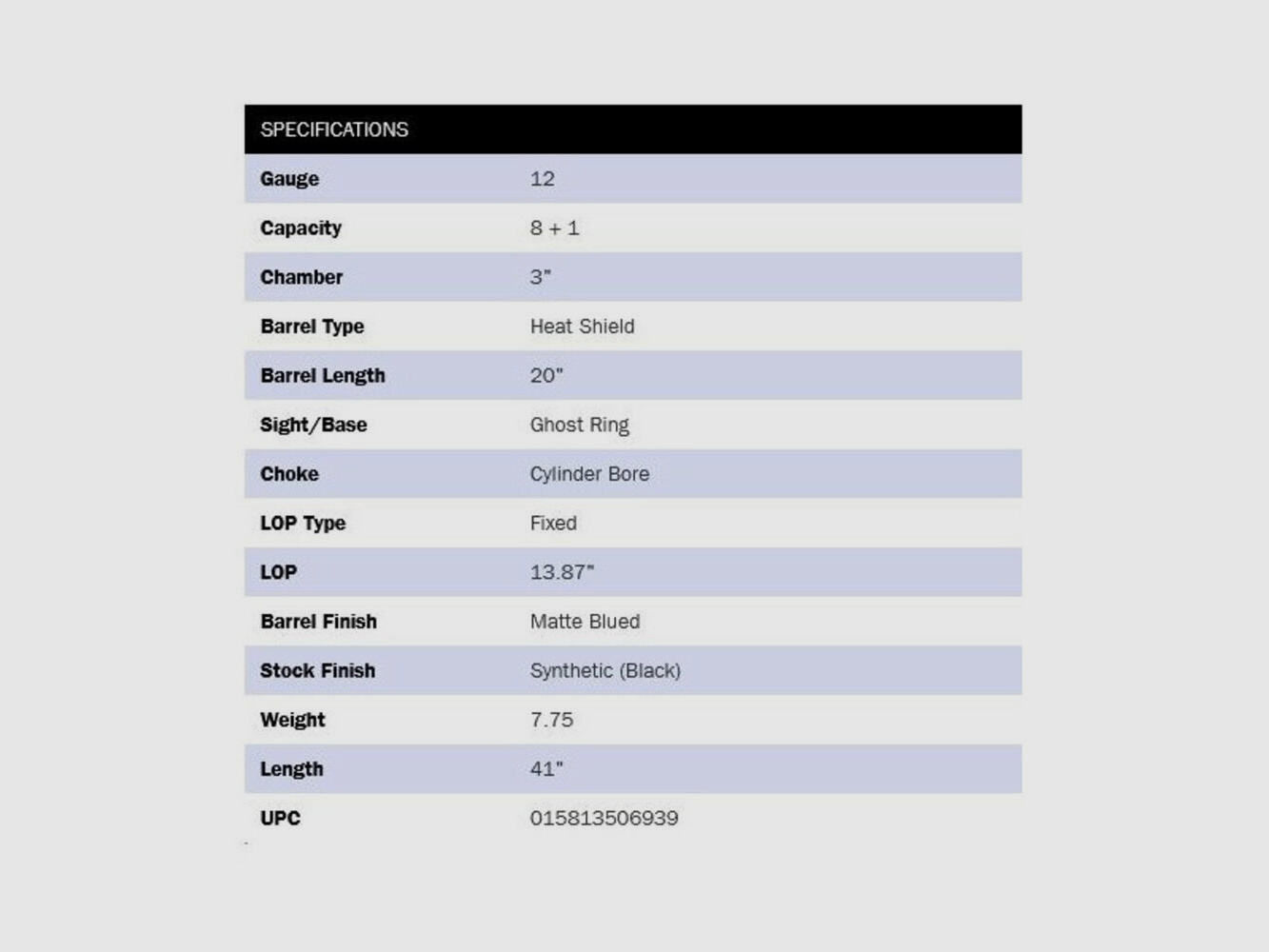 Mossberg 590 Persuader 9-Colpi 20" (20 pollici) 12/76