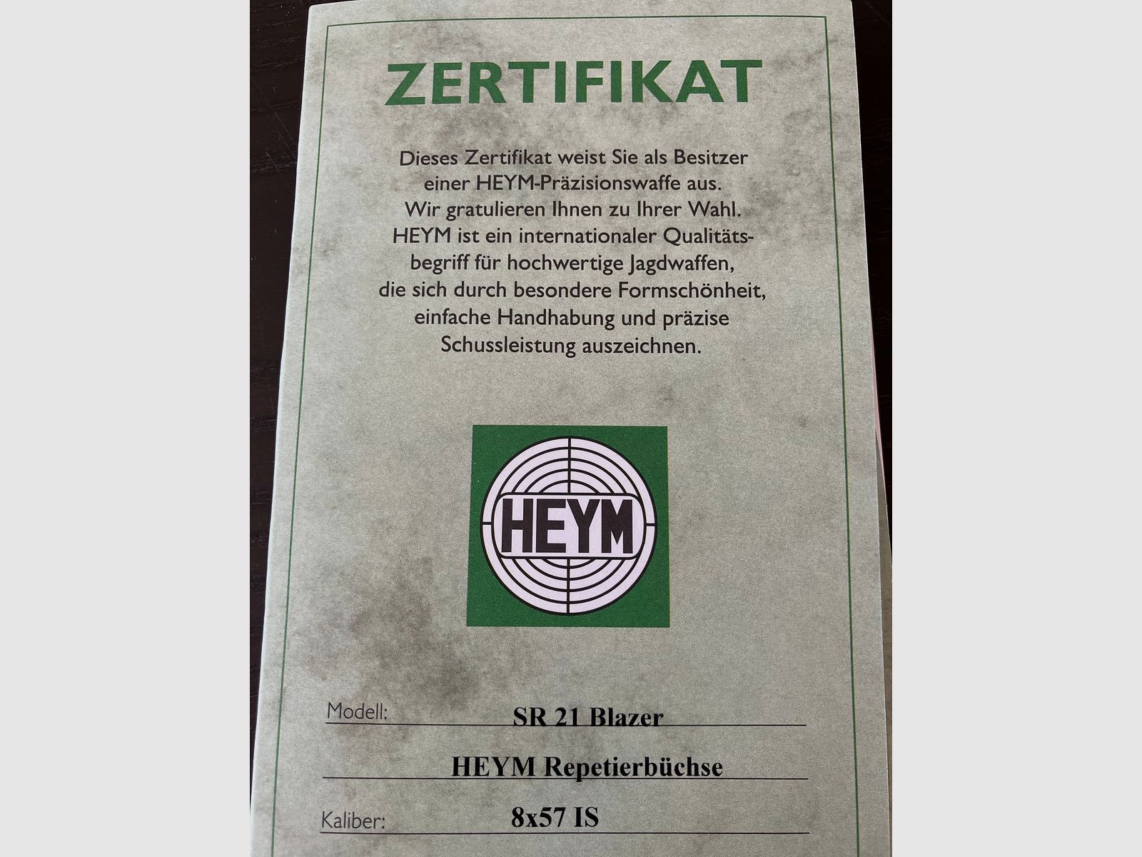 HEYM SR 21 Blazer Sonnenschliff Stahl Pica.
