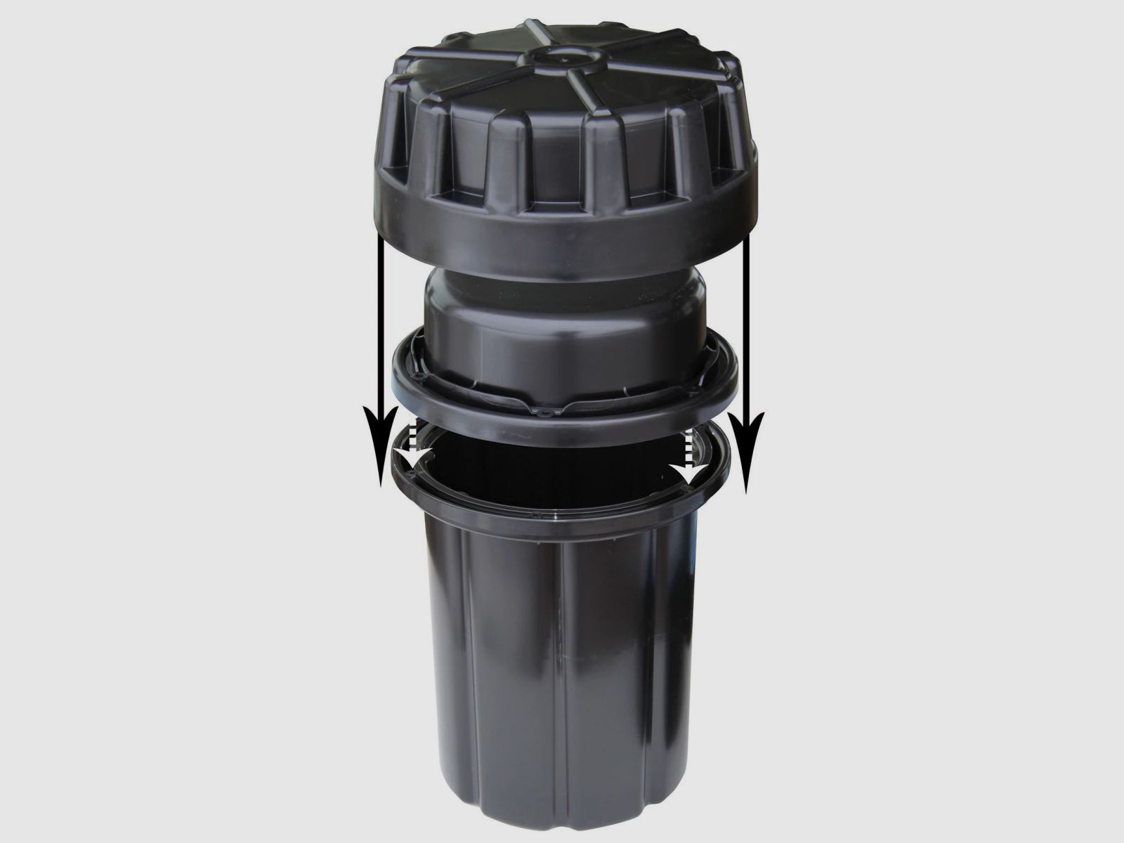 MTM Survivor Caja de almacenamiento SAC negra