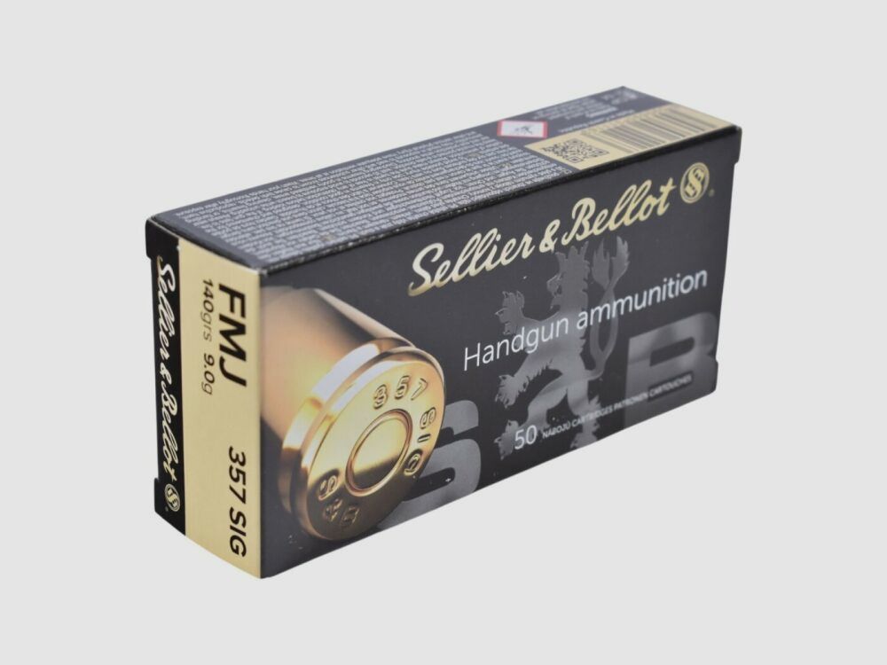 Sellier & Bellot .357 SIG FMJ 139grs / 9,0g