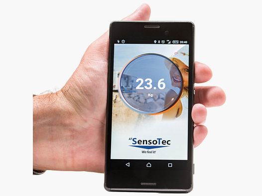 Digitale Stützlastwaage STB 200 B mit Bluetooth orange
