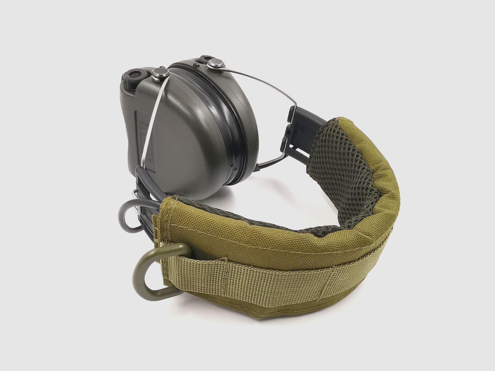 Headset Kopfhörer Abdeckung Schutz Molle BDS IPSC Jagd Sportschützen für Aktiv Gehörschutz sand oliv schwarz tarn